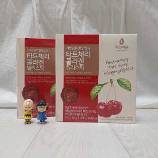 자연에온 가득담은 몽모랑시 타트체리 콜라겐 젤리스틱 — 3점을 준 리뷰어가 2020년 12월 올린 사용 사진