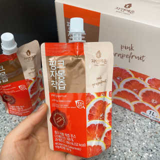 자연에온 핑크 자몽 착즙 100mL 10개입 2BOX — 5점을 준 리뷰어가 2020년 11월 올린 사용 사진