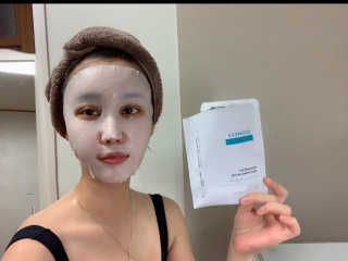 바이오믹 BIOMEEK SENSIMETIC SOOTHING MASK.S — 5점을 준 리뷰어가 2020년 7월 올린 사용 사진