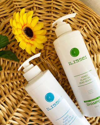 일리세이 허니 샴푸 500ml + 허니 바디워시 500ml 세트 — 4.5점을 준 리뷰어가 2020년 4월 올린 사용 사진
