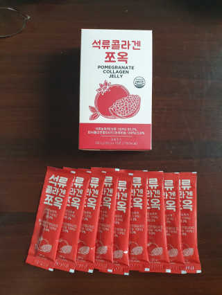 조은약초 석류콜라겐 석류즙 석류쪼옥 젤리 스틱 15포 x 20g — 5점을 준 리뷰어가 2020년 9월 올린 사용 사진
