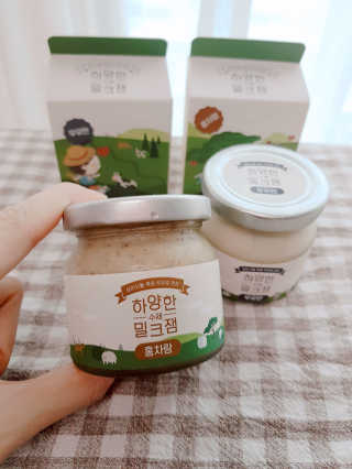 제주 성이시돌목장 하양한 수제밀크잼 베스트 2종 — 3점을 준 리뷰어가 2020년 8월 올린 사용 사진