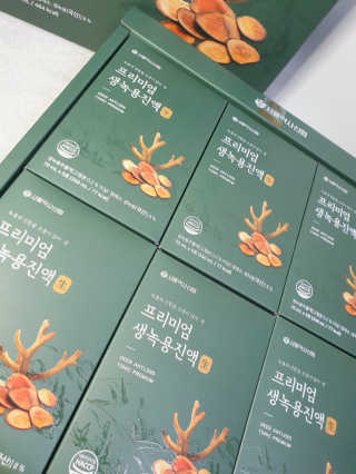 서울약사신협 약사신협_생녹용 진액_70ml x 30포 — 5점을 준 리뷰어가 2020년 9월 올린 사용 사진