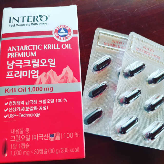 인테로 크릴오일 프리미엄 리뷰 사진