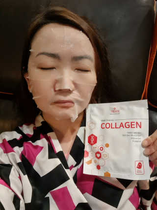 트리티스 [Treatis] Facial Sheet Mask — 5점을 준 리뷰어가 2020년 11월 올린 사용 사진