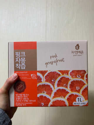 자연에온 핑크 자몽 착즙 100mL 10개입 2BOX — 5점을 준 리뷰어가 2020년 11월 올린 사용 사진