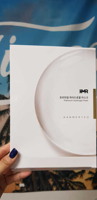 한미려 프리미엄 하이드로겔 마스크 — 5점을 준 리뷰어가 2020년 7월 올린 사용 사진