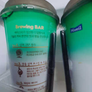 바리스타룰스 민트라임 라떼 — 4점을 준 리뷰어가 2020년 7월 올린 사용 사진