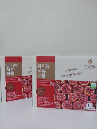 자연에온 유기농 석류 착즙 100mL 10개입 2BOX — 5점을 준 리뷰어가 2020년 11월 올린 사용 사진