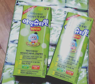 남양유업 머리가 마시는 우리아기 첫 우유 - 아인슈타인 베이비 — 5점을 준 리뷰어가 2020년 4월 올린 사용 사진