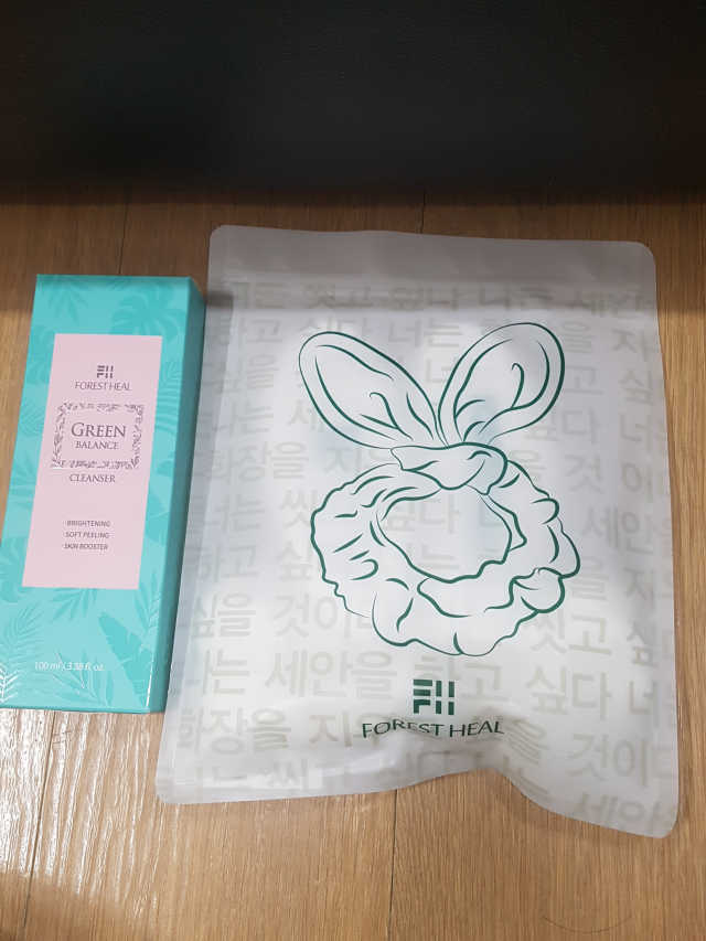 포레스트힐 SS 그린 밸런스 클렌져 100ml + 헤어밴드 리뷰 사진