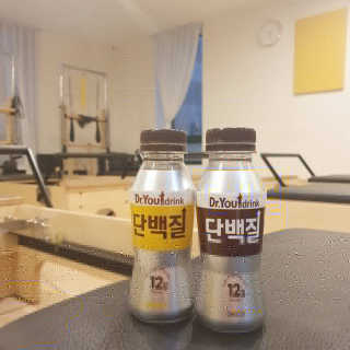 닥터유드링크 단백질 초코맛 and 바나나맛 — 5점을 준 리뷰어가 2020년 8월 올린 사용 사진