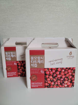 자연에온 몽모랑시 타트체리 착즙 100mL 10개입 2BOX — 4점을 준 리뷰어가 2020년 10월 올린 사용 사진