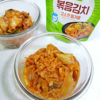 [풀무원] 들기름 볶음김치, 톡톡 김치, 깔끔한 김치 — 5점을 준 리뷰어가 2020년 6월 올린 사용 사진