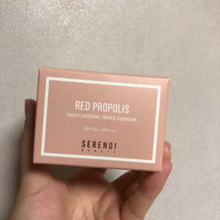 세렌디뷰티 레드 프로폴리스 하이 커버링 트리플 쿠션 — 4.5점을 준 리뷰어가 2020년 9월 올린 사용 사진