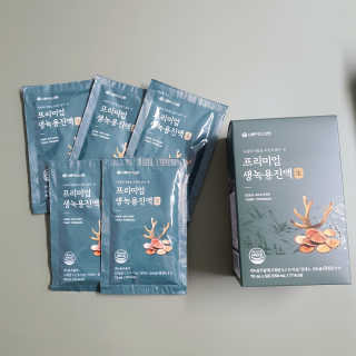 서울약사신협 약사신협_생녹용 진액_70ml x 30포 — 5점을 준 리뷰어가 2020년 9월 올린 사용 사진