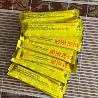 조은약초 국산 늙은 호박즙 호박쪼옥 젤리 20g x 15포 — 5점을 준 리뷰어가 2020년 8월 올린 사용 사진