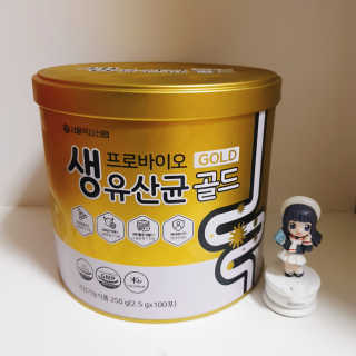 서울약사신협_프로바이오생유산균골드_2.5x100포 — 5점을 준 리뷰어가 2020년 6월 올린 사용 사진