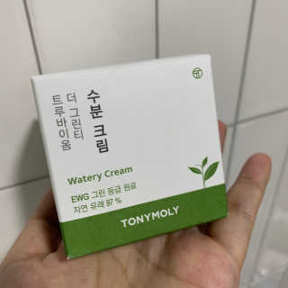 토니모리 더 그린티 트루바이옴 수분크림 — 5점을 준 리뷰어가 2020년 9월 올린 사용 사진