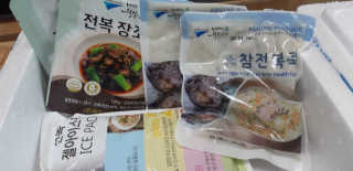 바다는다웰빙이다 완도사랑 전복죽 250g - 2팩 + 전복장조림 2팩 — 3점을 준 리뷰어가 2020년 10월 올린 사용 사진