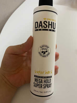 다슈코리아 다슈 포 맨 프리미엄 메가 홀드 슈퍼 스프레이 250ml — 3점을 준 리뷰어가 2020년 8월 올린 사용 사진