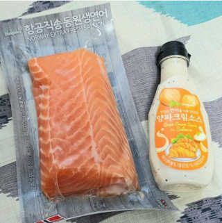 동원산업 항공직송 동원생연어_400g — 5점을 준 리뷰어가 2020년 5월 올린 사용 사진