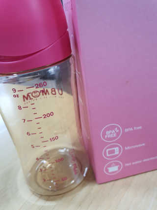 유비맘 PPSU 젖병 노꼭지_260ml_컬러 랜덤 발송 — 5점을 준 리뷰어가 2020년 10월 올린 사용 사진