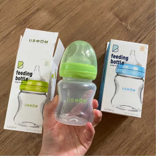 유비맘 신생아젖병 120ml 트리플팩_ 젖꼭지 포함 — 5점을 준 리뷰어가 2020년 6월 올린 사용 사진