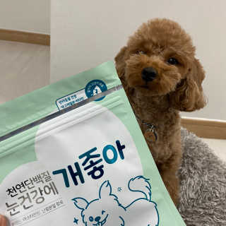 My Pet Care 천연단백질 눈건강에 개좋아 — 4점을 준 리뷰어가 2020년 11월 올린 사용 사진