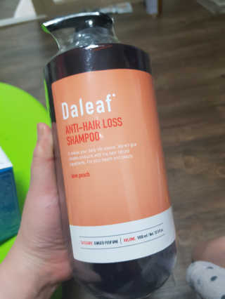 달리프 진저 베러 퍼퓸 탈모 완화 샴푸 1000ml 향 3종 — 5점을 준 리뷰어가 2020년 5월 올린 사용 사진