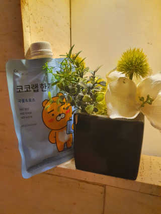 [코코랩] 코코랩 한끼 4 종 중 1종 랜덤 발송 — 5점을 준 리뷰어가 2020년 4월 올린 사용 사진