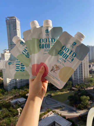 [꾸콤] 참참 OOTD쉐이크 고단백 일주일세트 50g x 5 — 5점을 준 리뷰어가 2020년 10월 올린 사용 사진
