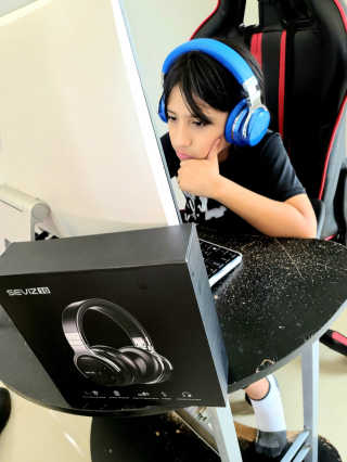 SEVIZ Bluetooth Headphones 10 3color — 5점을 준 리뷰어가 2020년 6월 올린 사용 사진