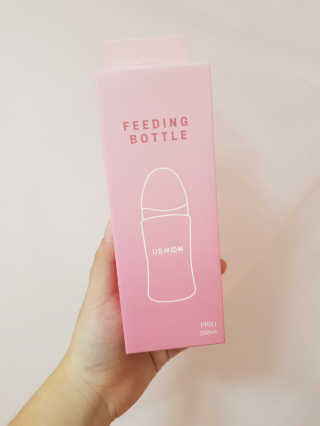 유비맘 PPSU 젖병 노꼭지_260ml_컬러 랜덤 발송 — 5점을 준 리뷰어가 2020년 10월 올린 사용 사진