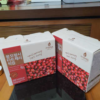 자연에온 몽모랑시 타트체리 착즙 100mL 10개입 2BOX — 5점을 준 리뷰어가 2020년 11월 올린 사용 사진