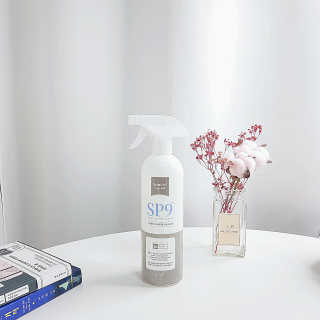SP9 스프레이형 프리미엄 살균소독제 500ml+100ml — 5점을 준 리뷰어가 2020년 11월 올린 사용 사진