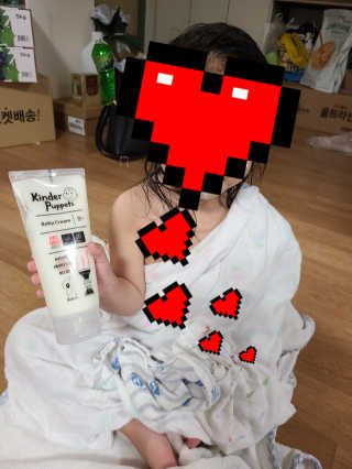 킨더퍼페츠 베이비크림 180ml — 5점을 준 리뷰어가 2020년 9월 올린 사용 사진