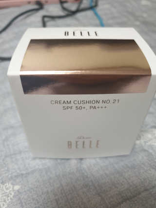 디어벨르 크림쿠션 DEAR BELLE CREAM COUSION — 5점을 준 리뷰어가 2020년 8월 올린 사용 사진