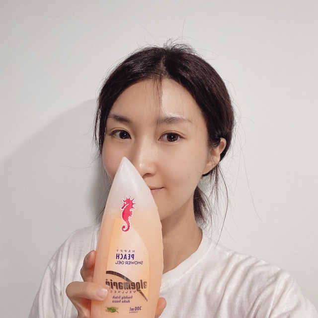 알게마린 해피피치 샤워젤 리뷰 사진