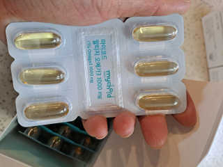 JW중외제약 마이코드 알티지 오메가3 1000 mg — 5점을 준 리뷰어가 2020년 9월 올린 사용 사진