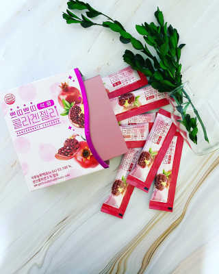 헬스업_쁘띠쁘띠석류콜라겐젤리_20g x 14포 — 5점을 준 리뷰어가 2020년 7월 올린 사용 사진