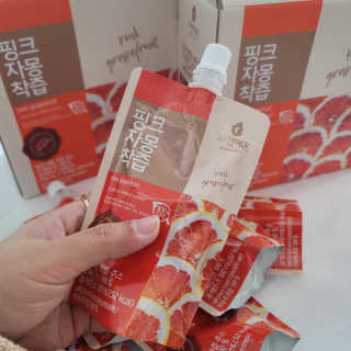 자연에온 핑크 자몽 착즙 100mL 10개입 2BOX — 4점을 준 리뷰어가 2020년 11월 올린 사용 사진
