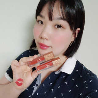 [블랙루즈] 에어 핏 벨벳틴트7 택1+랜덤1 — 4점을 준 리뷰어가 2020년 11월 올린 사용 사진