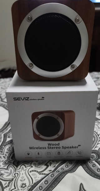 SEVIZ MINI10W 레트로 블루투스 스피커 — 5점을 준 리뷰어가 2020년 9월 올린 사용 사진