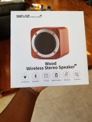 SEVIZ MINI10W 레트로 블루투스 스피커 — 5점을 준 리뷰어가 2020년 10월 올린 사용 사진