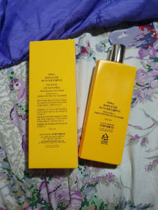 네이처컬렉션 이자녹스 UV 선 프로 365 익스트림 선 플루이드 100ml — 4점을 준 리뷰어가 2020년 5월 올린 사용 사진