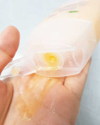 알게마린 해피피치 샤워젤 — 5점을 준 리뷰어가 2020년 7월 올린 사용 사진