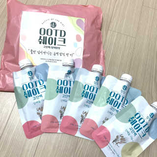 [꾸콤] 참참 OOTD쉐이크 고단백 일주일세트 50g x 5 — 5점을 준 리뷰어가 2020년 9월 올린 사용 사진
