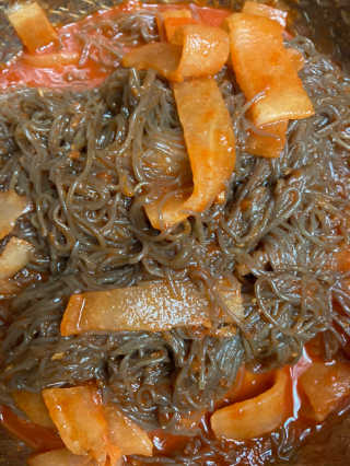 [해주냉면] 신천맛집 매운 비빔냉면 2인분 + 무절임 — 5점을 준 리뷰어가 2020년 5월 올린 사용 사진