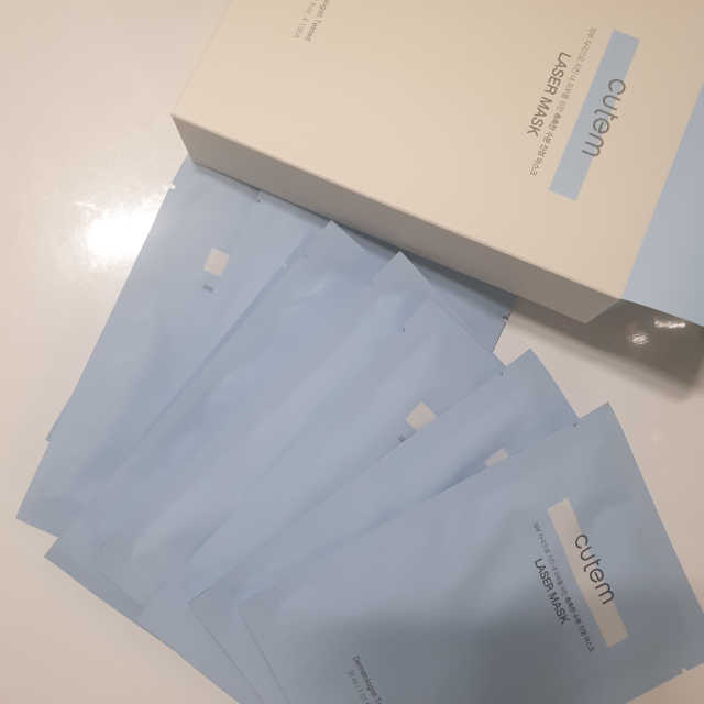 큐템 레이저 마스크 리뷰 사진